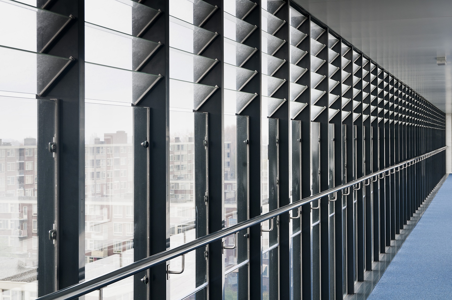 Horizontale gevellamellen