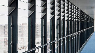 Horizontale gevellamellen