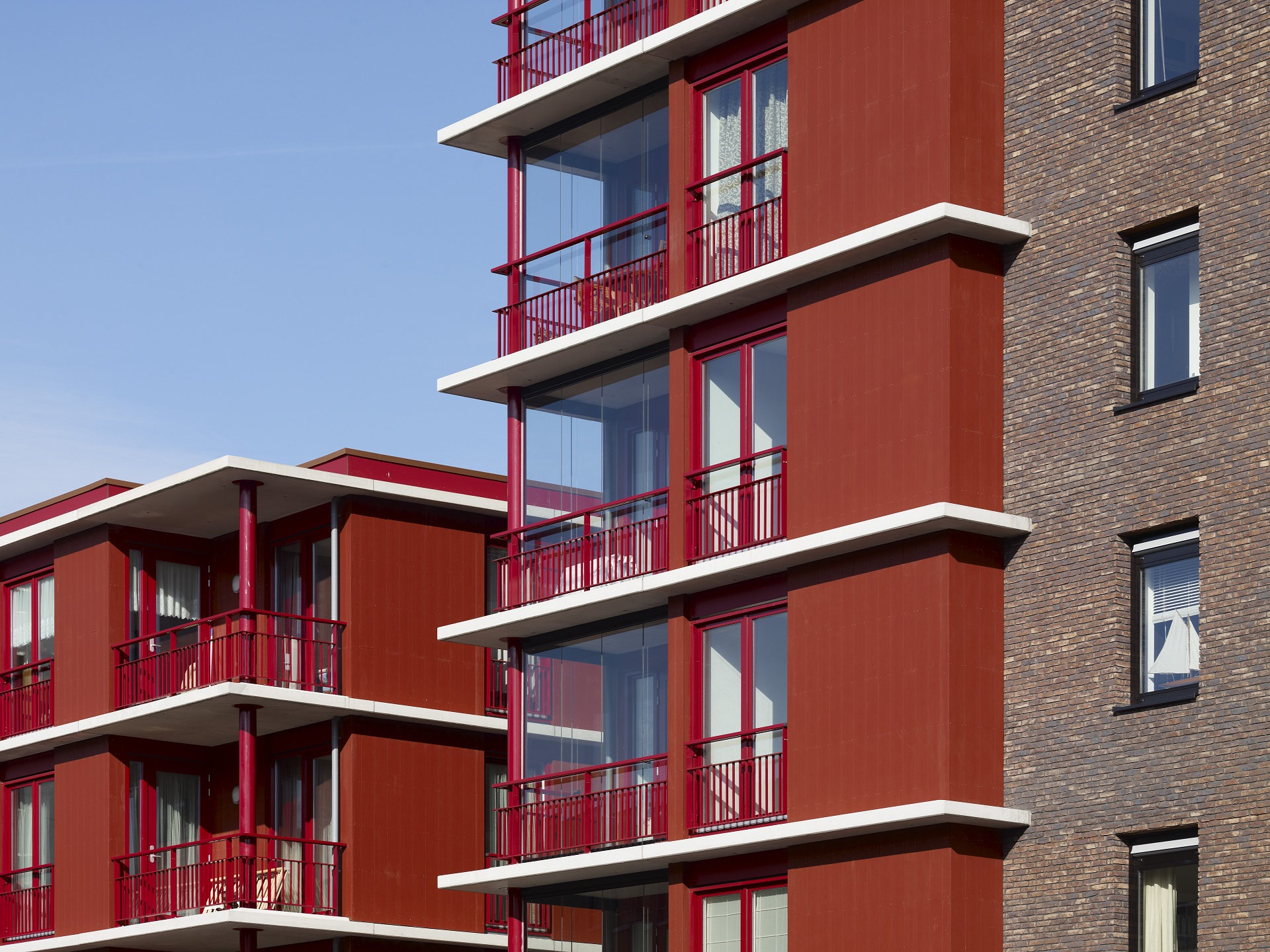 Het Schouw Appartementen-Amsterdam-Balkonbeglazing-Gevel-Mviewplus