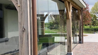 M-view vouwende verandabeglazing